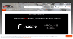 Desktop Screenshot of powerparts-hinz.de